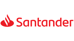 Logo del banco Santander